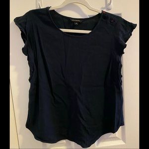 Banana Republic navy cap sleeve top size M